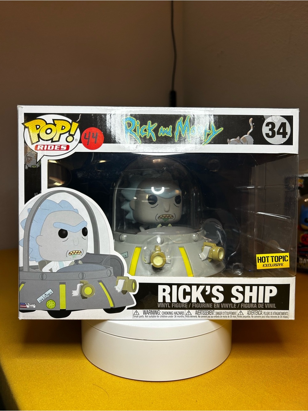 POP! Rides•Rick’s Ship #34•Hot Topic Exclusive•2017 - Picture 2 of 7